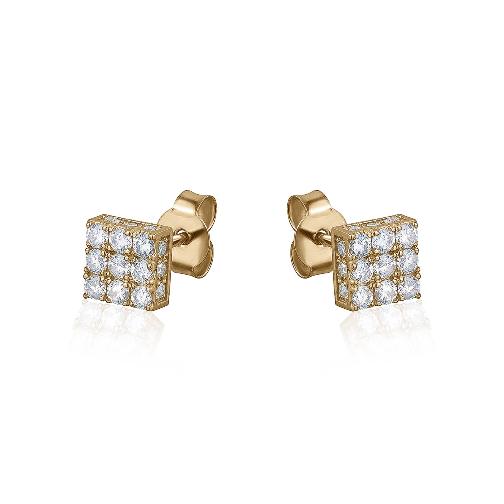 10 KT 0.94 CTW Novena Studs
