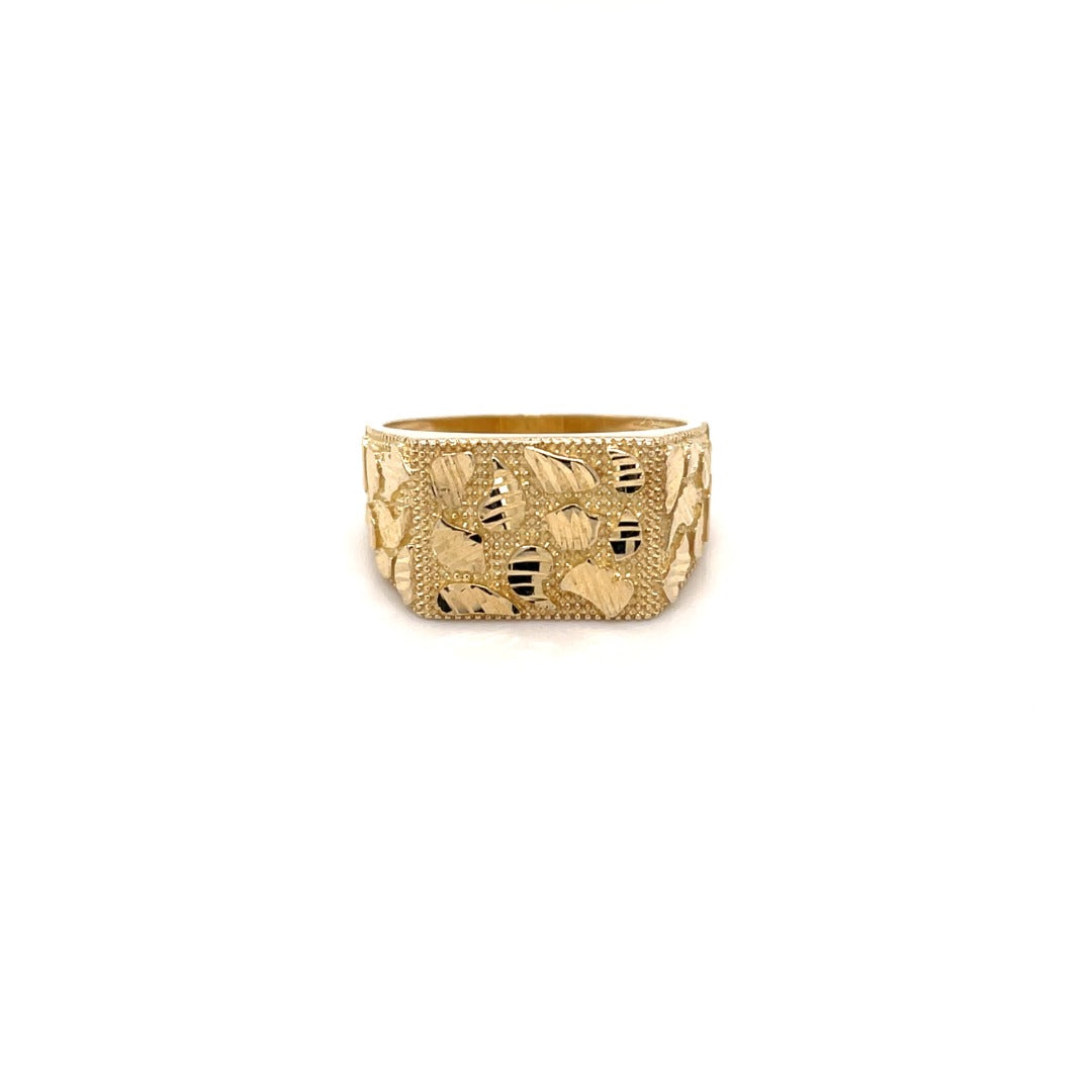 10KT Men’s Arizona Nugget Ring