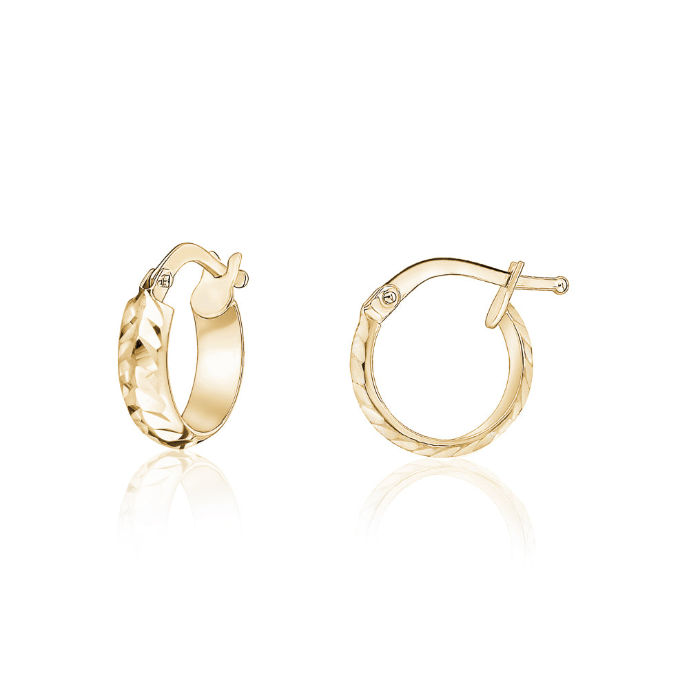 10KT Abby Hoop Earrings
