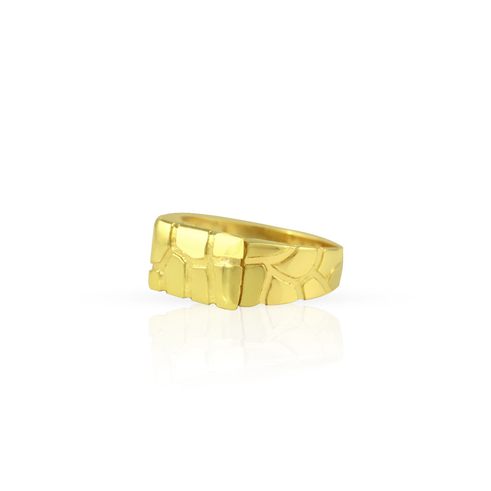 10KT California Nugget Men’s Ring