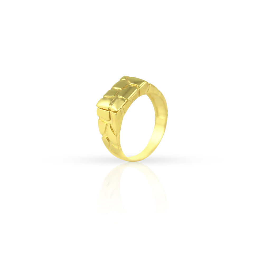 10KT California Nugget Men’s Ring