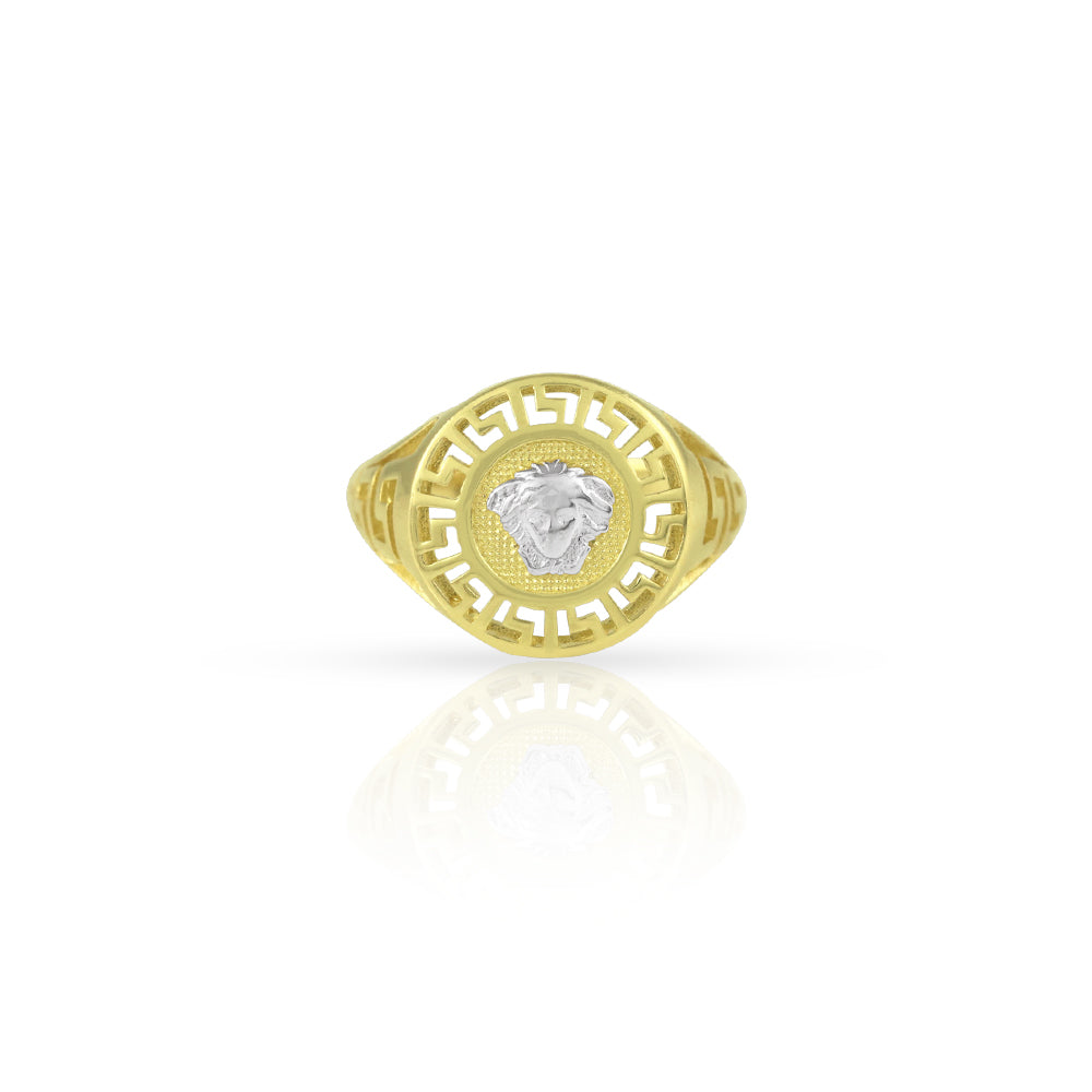 10KT Medusa Lace Men’s Ring