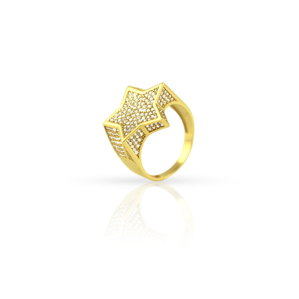 10KT Star Men’s Ring
