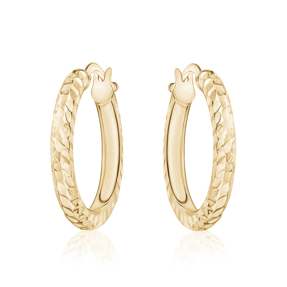 10KT Callie Hoop Earrings
