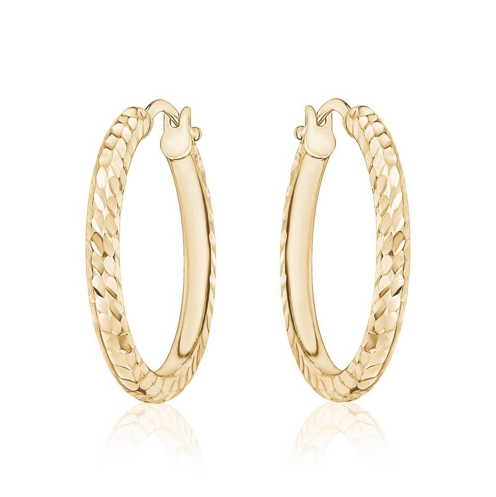 10KT Callie Hoop Earrings