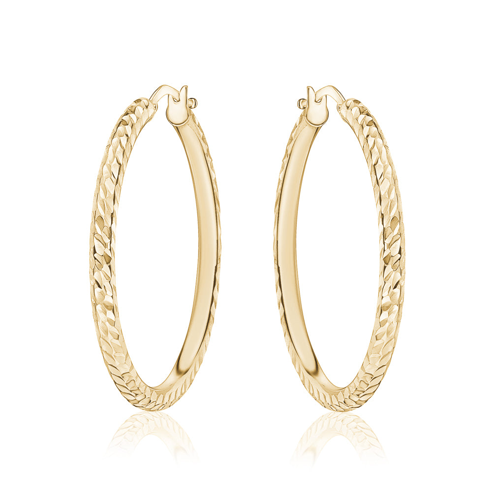 10KT Callie Hoop Earrings