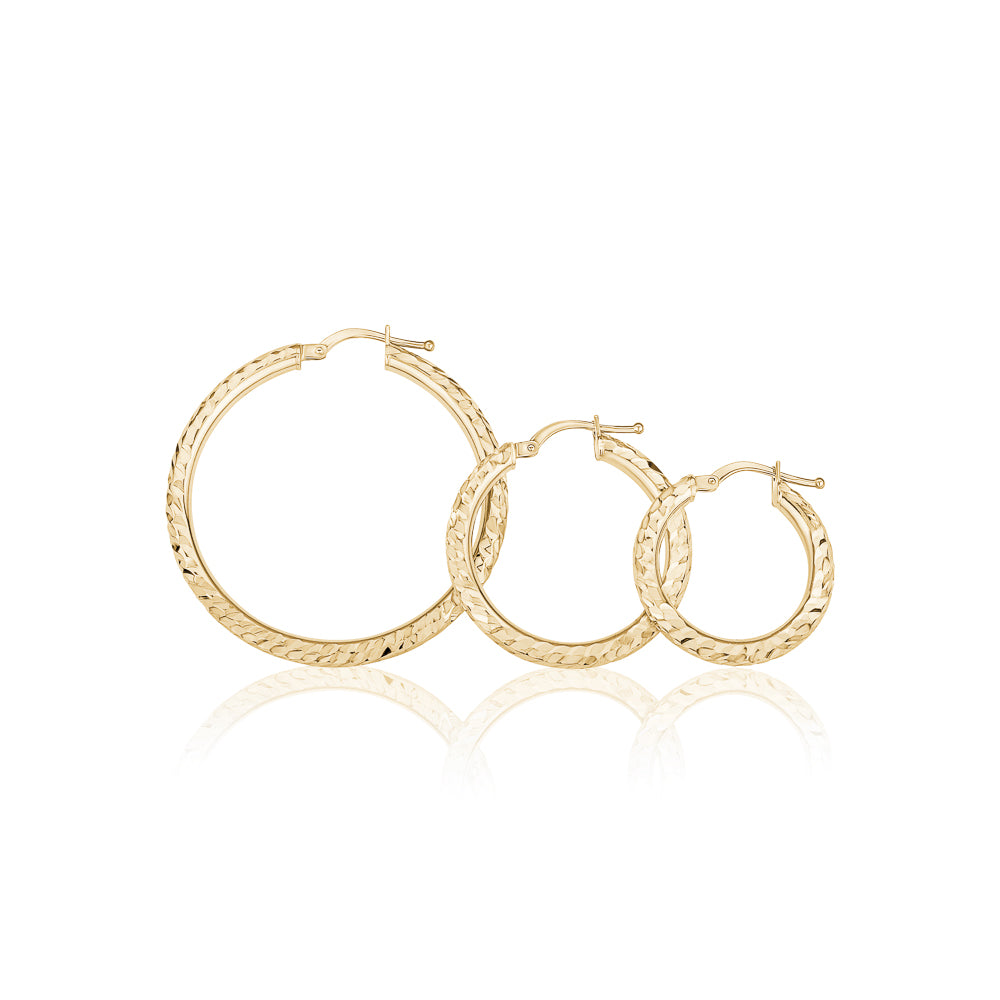 10KT Callie Hoop Earrings
