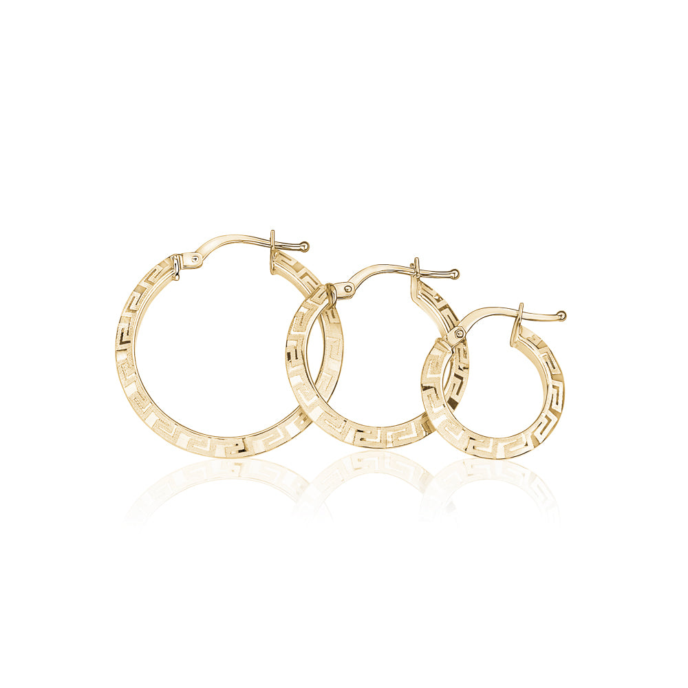 10KT Josephine Hoop Earrings