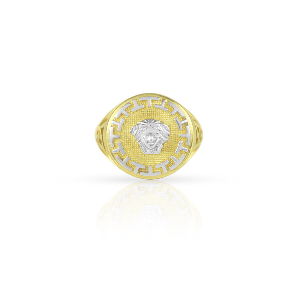 10KT Medusa Men's Ring