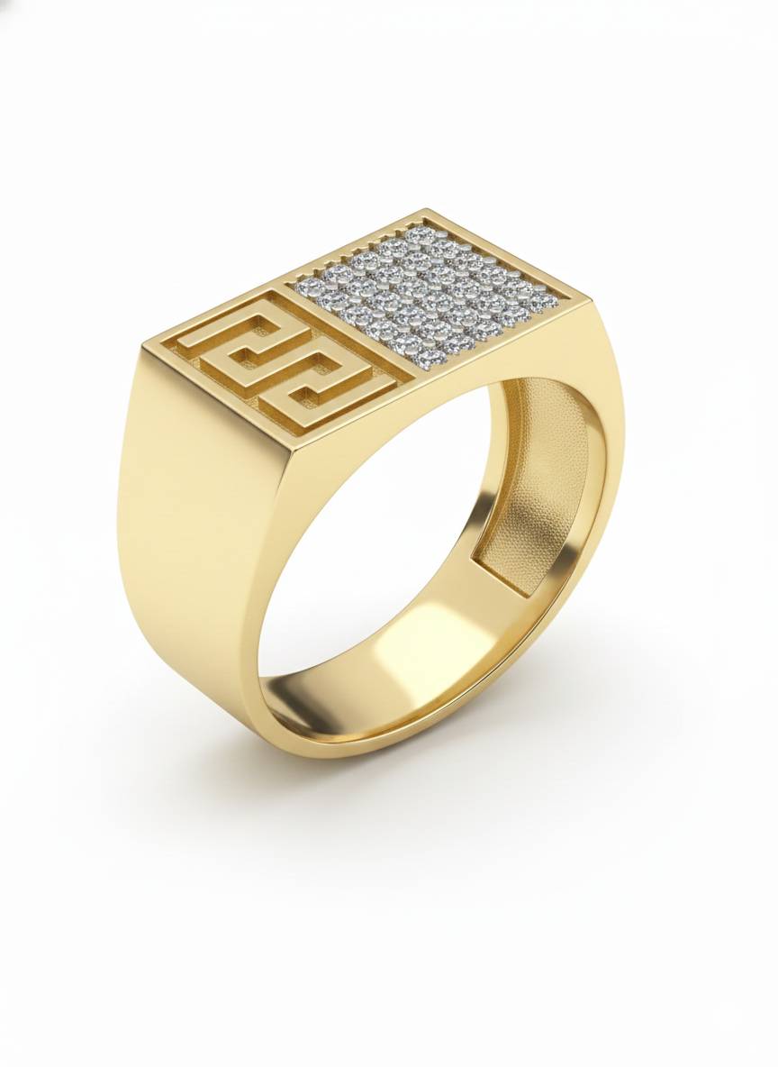 10KT Arizona Men’s Ring