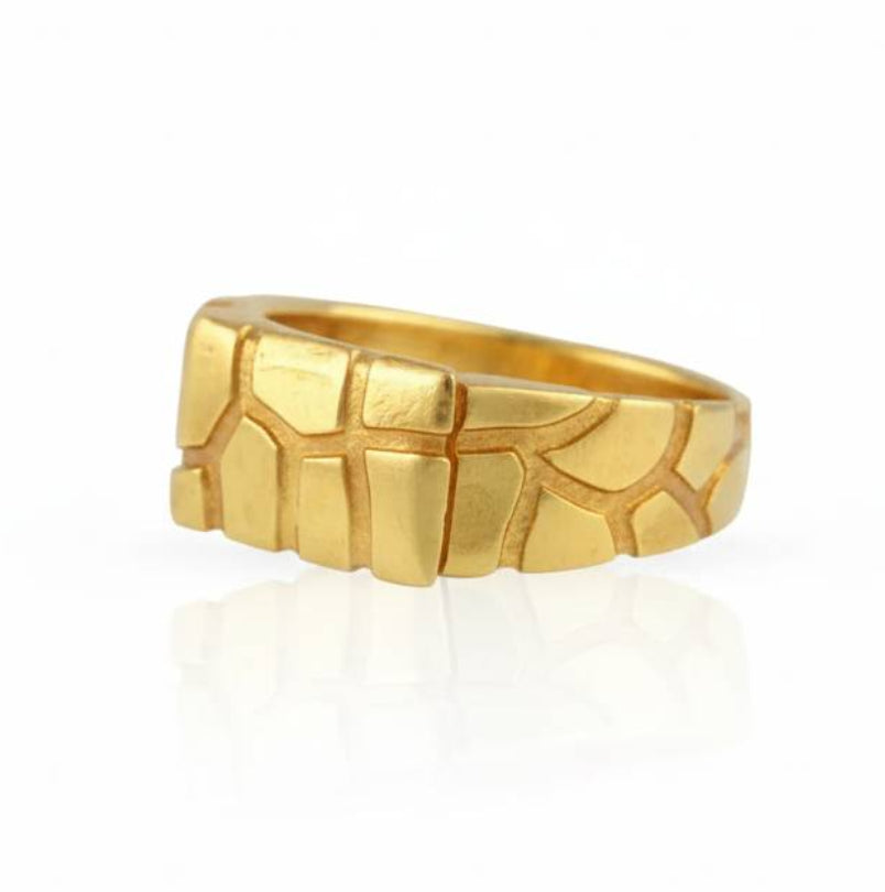 10KT California Nugget Men’s Ring
