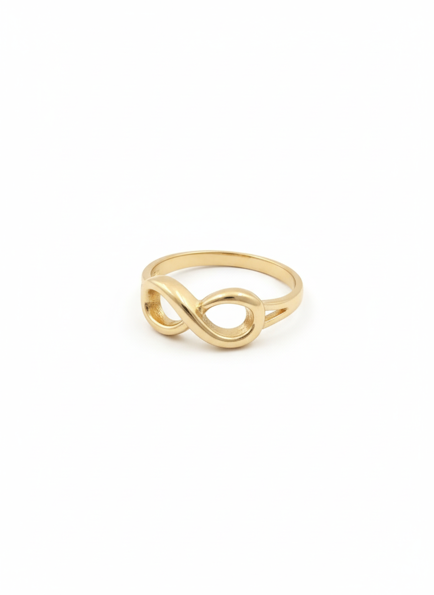 10KT Infinity Loop Ring