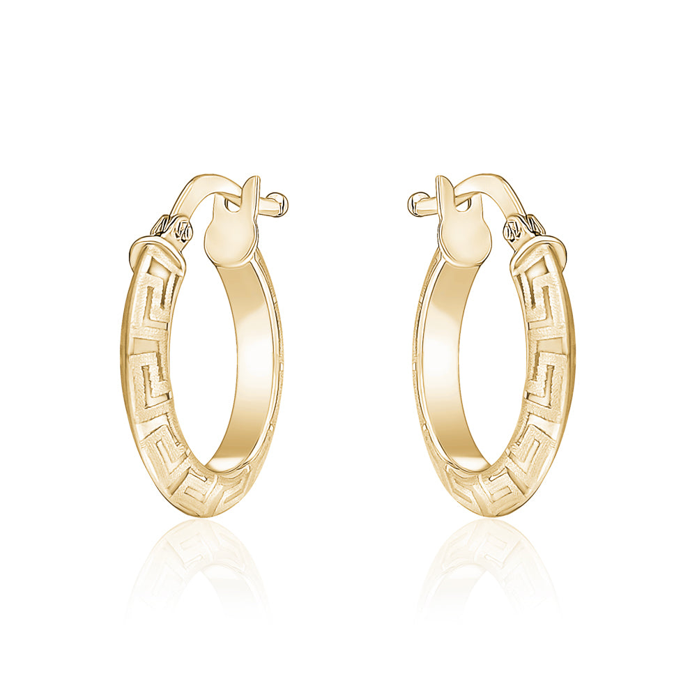 10KT Josephine Hoop Earrings