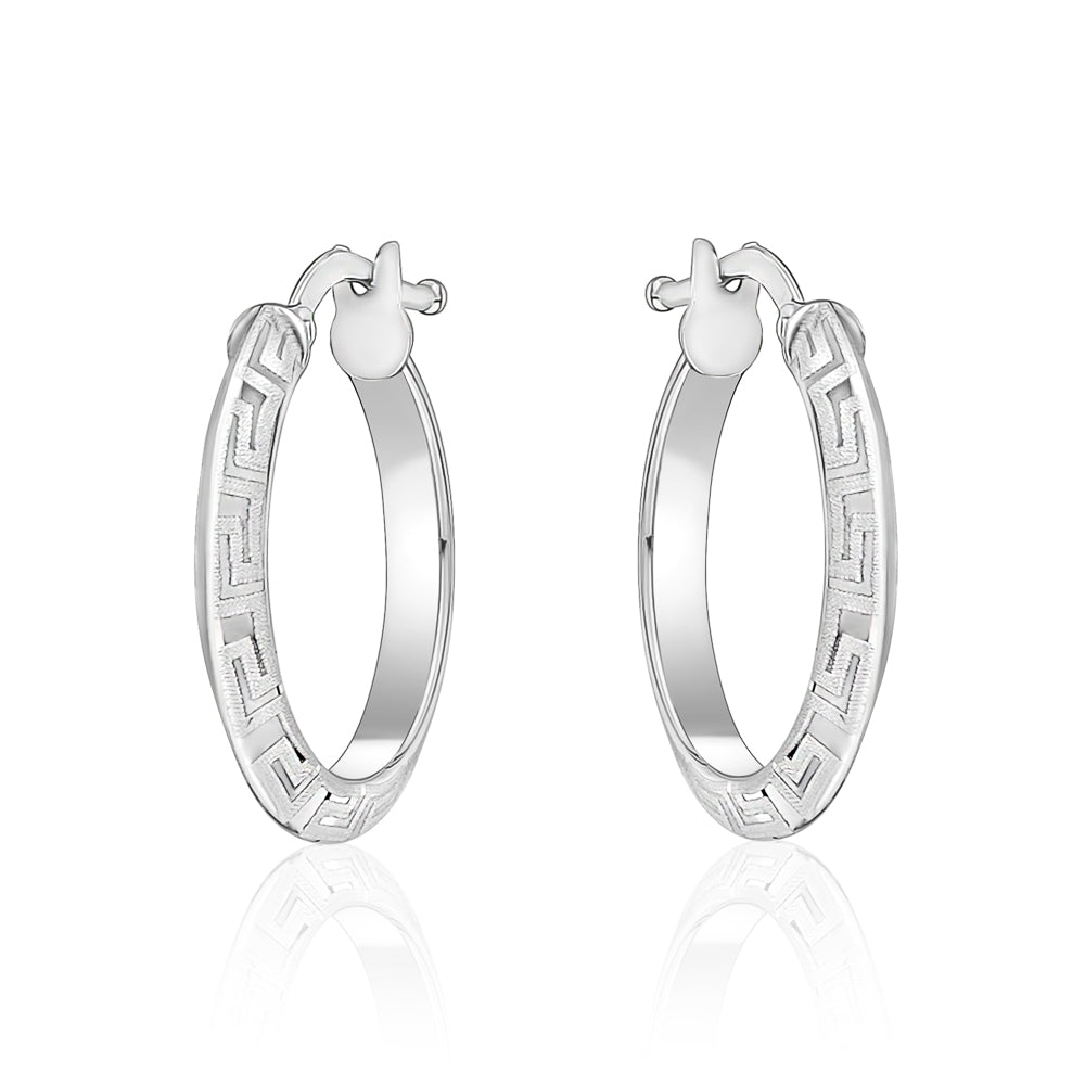 10KT Josephine Hoop Earrings