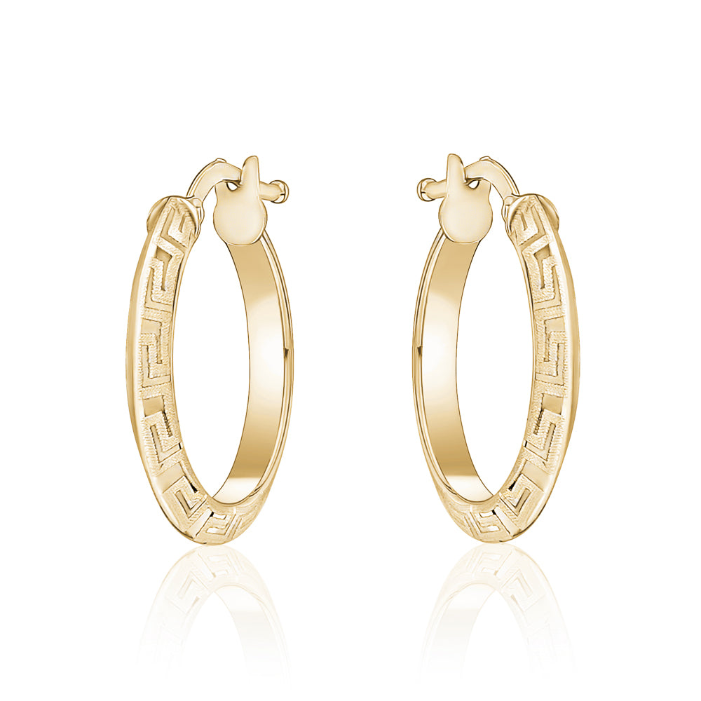 10KT Josephine Hoop Earrings