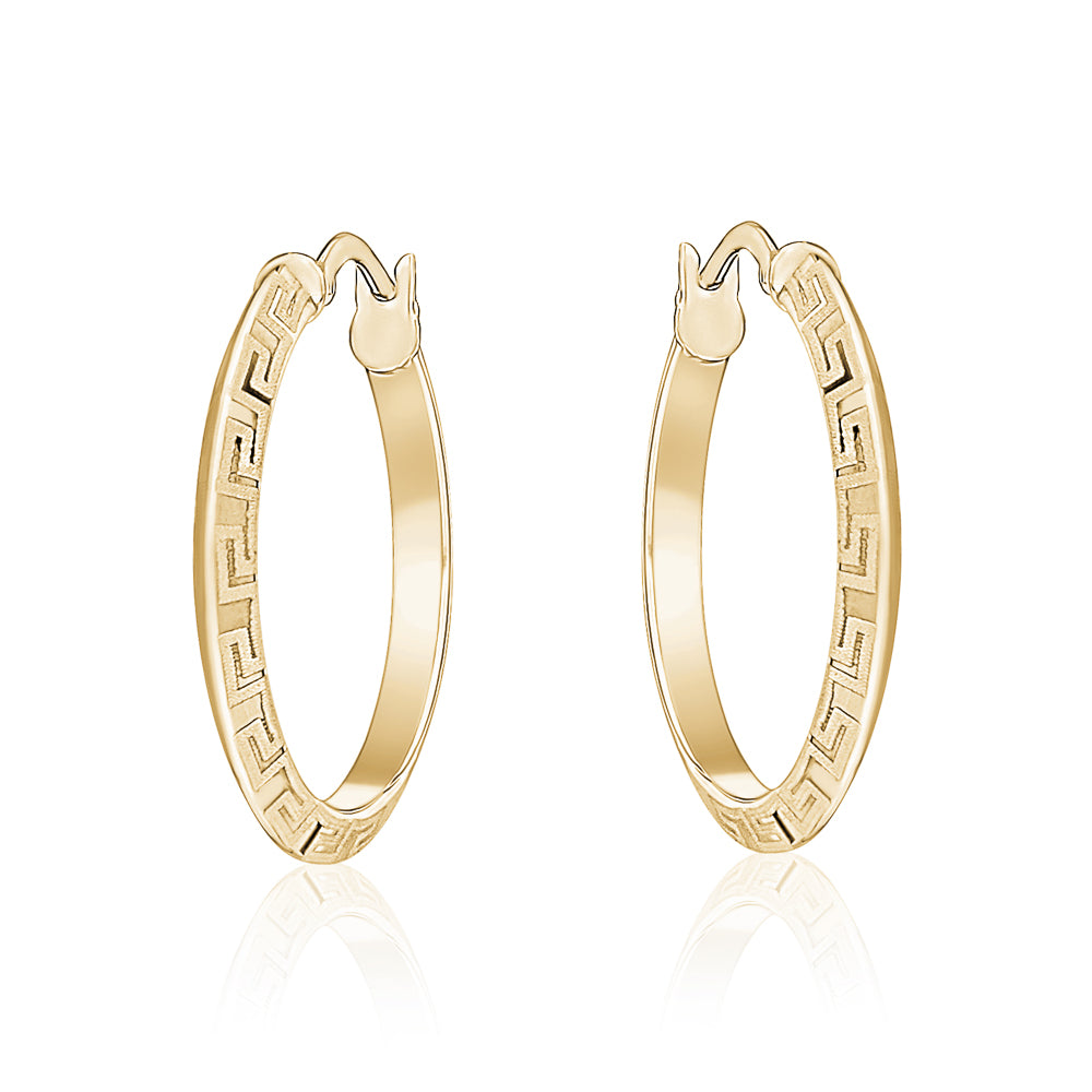 10KT Josephine Hoop Earrings