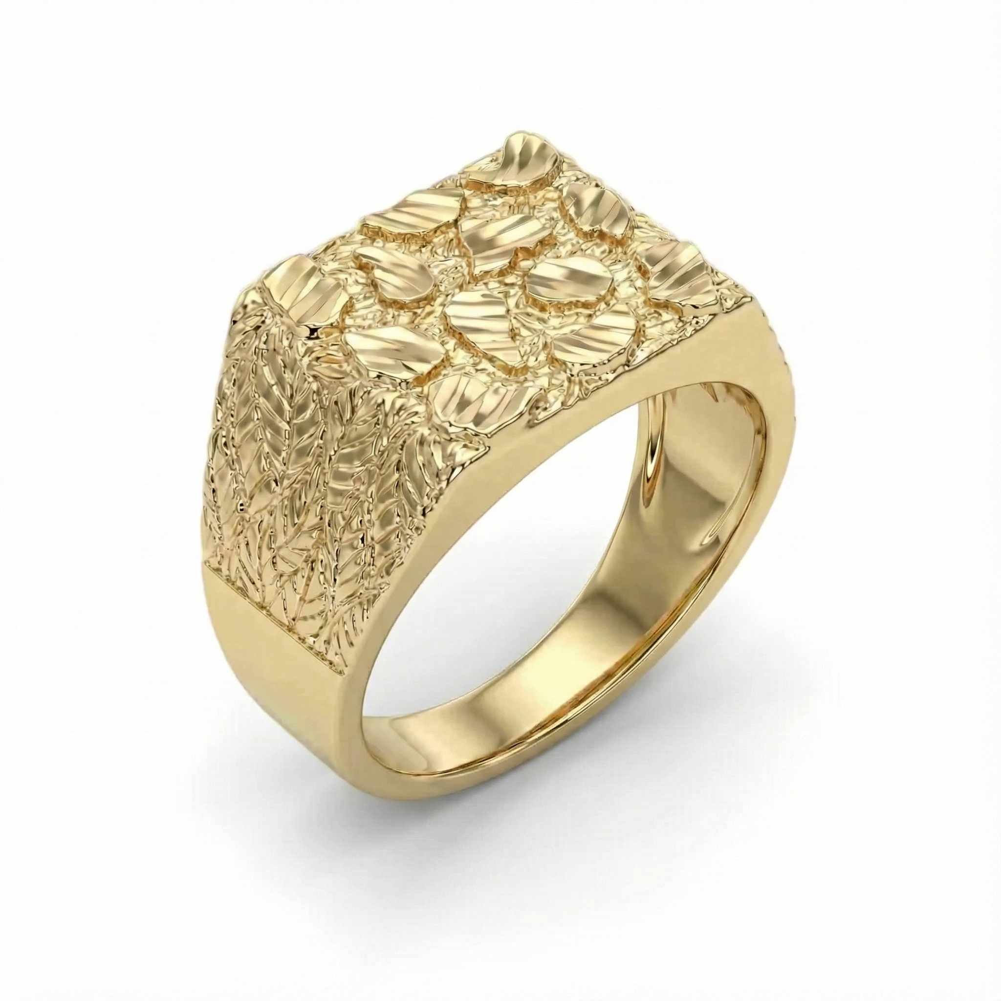 10KT Montana Nugget Men’s Ring