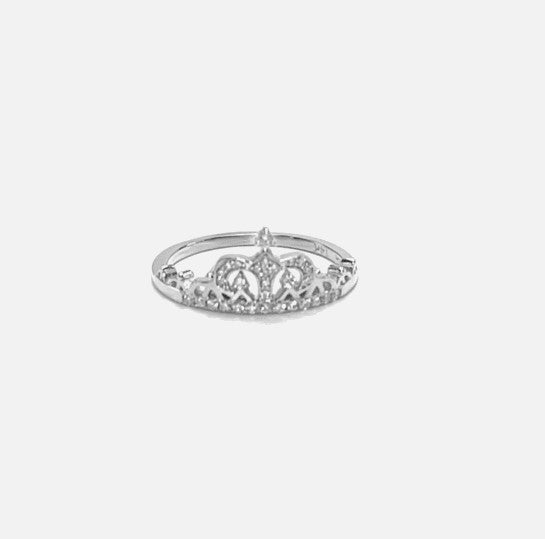 14 KT 0.16 CTW Tiara Ring