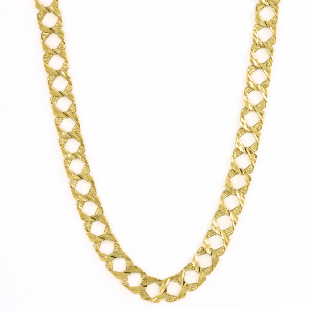 10KT Hercules Diamond Cut Men's Chain