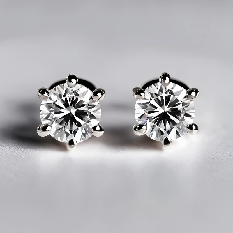 14KT Lab Diamond Studs