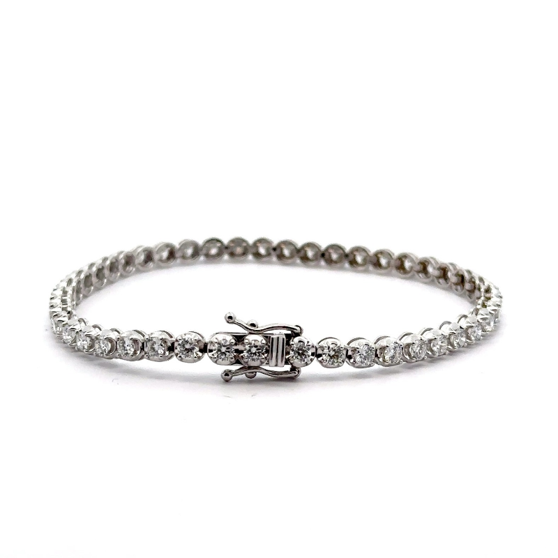 14KT Lab Diamond Bracelet