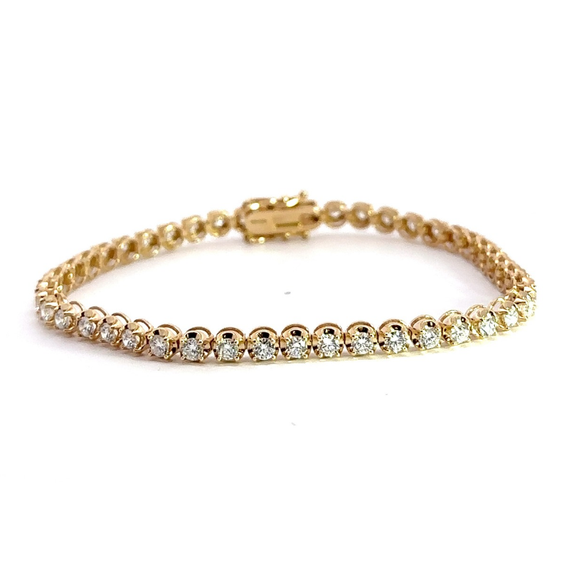 14KT Lab Diamond Bracelet