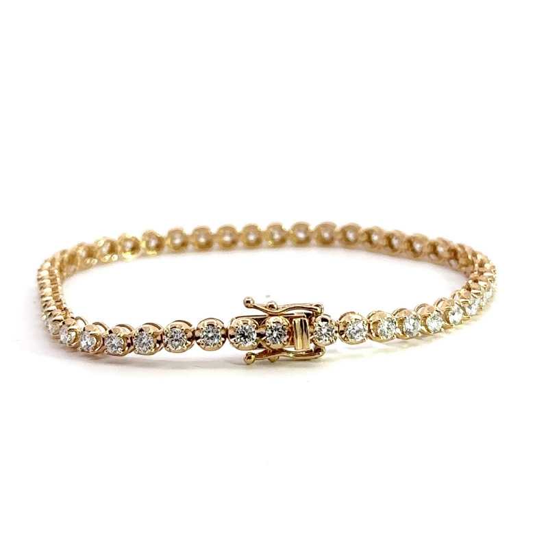 14KT Lab Diamond Bracelet