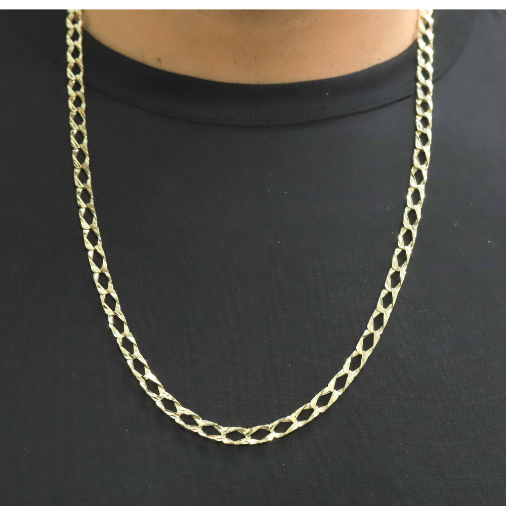 10KT Maverick Diamond Cut Chain