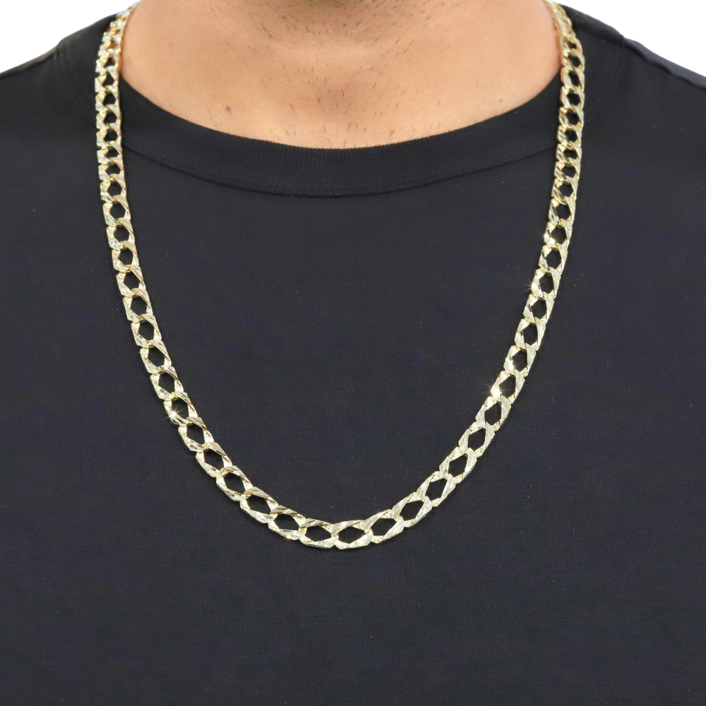 10KT Dominus Diamond Cut Chain