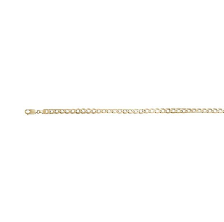 4.25 MM Hollow Flat Curb Chain