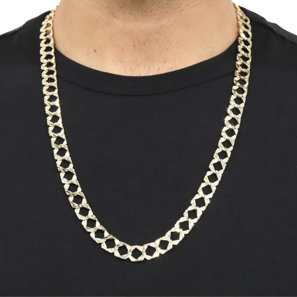 10KT Hercules Diamond Cut Men's Chain