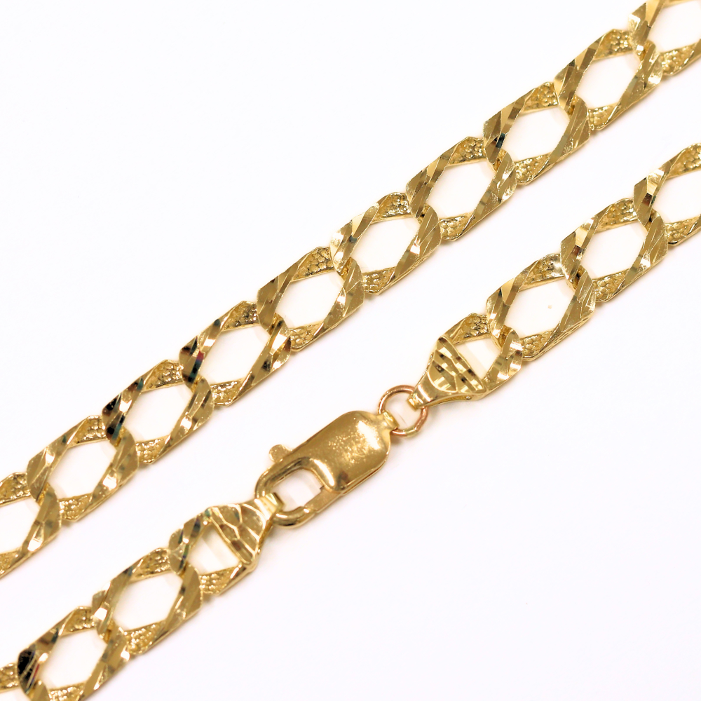 10KT Dominus Diamond Cut Chain