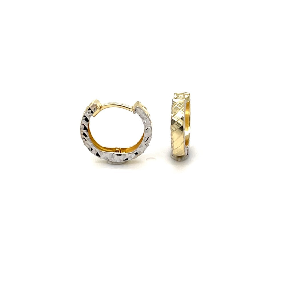 Gold Two-tone Veronica Huggies