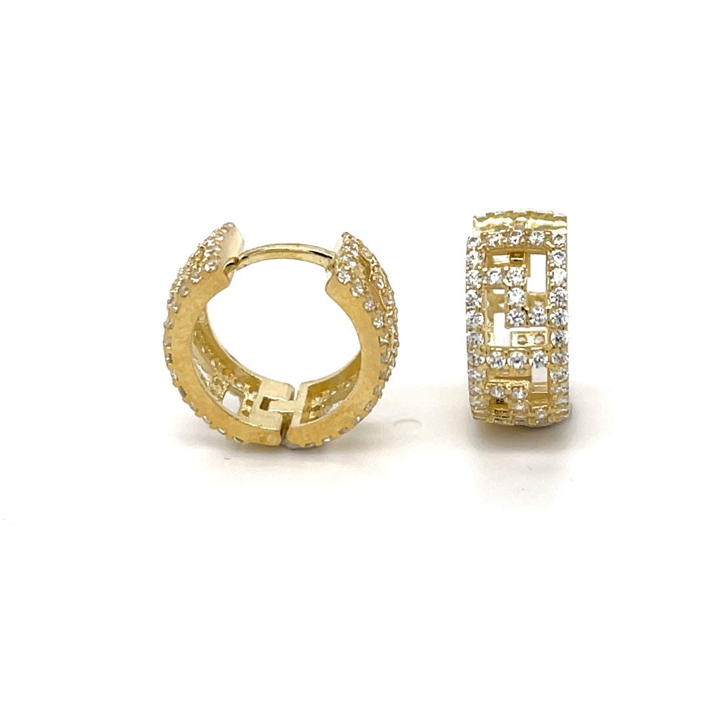 Gold Thick Lace Huggies