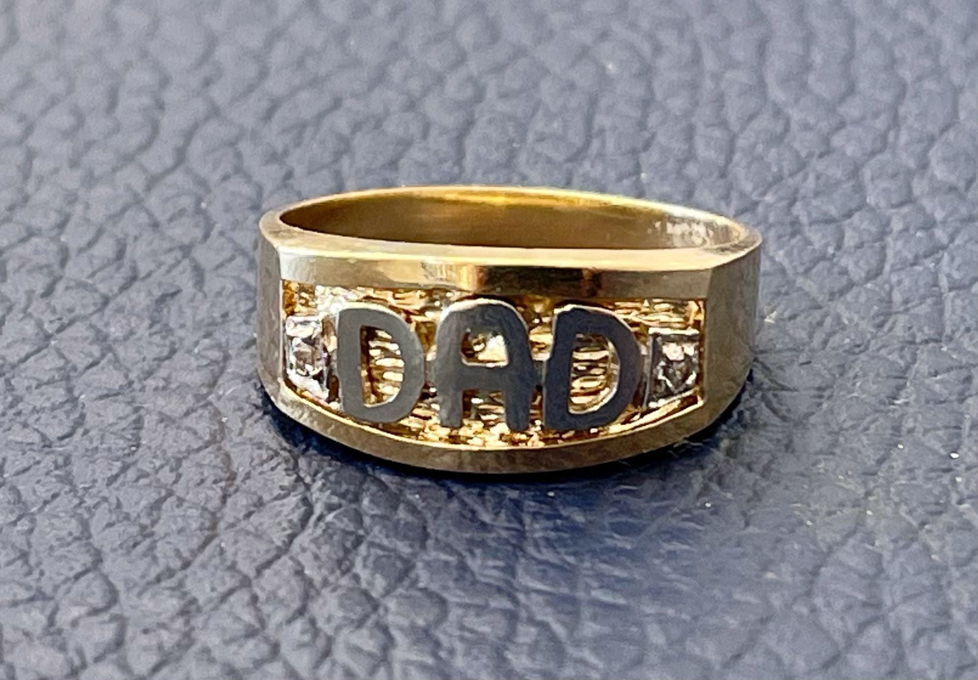 10KT Yellow Gold DAD Ring