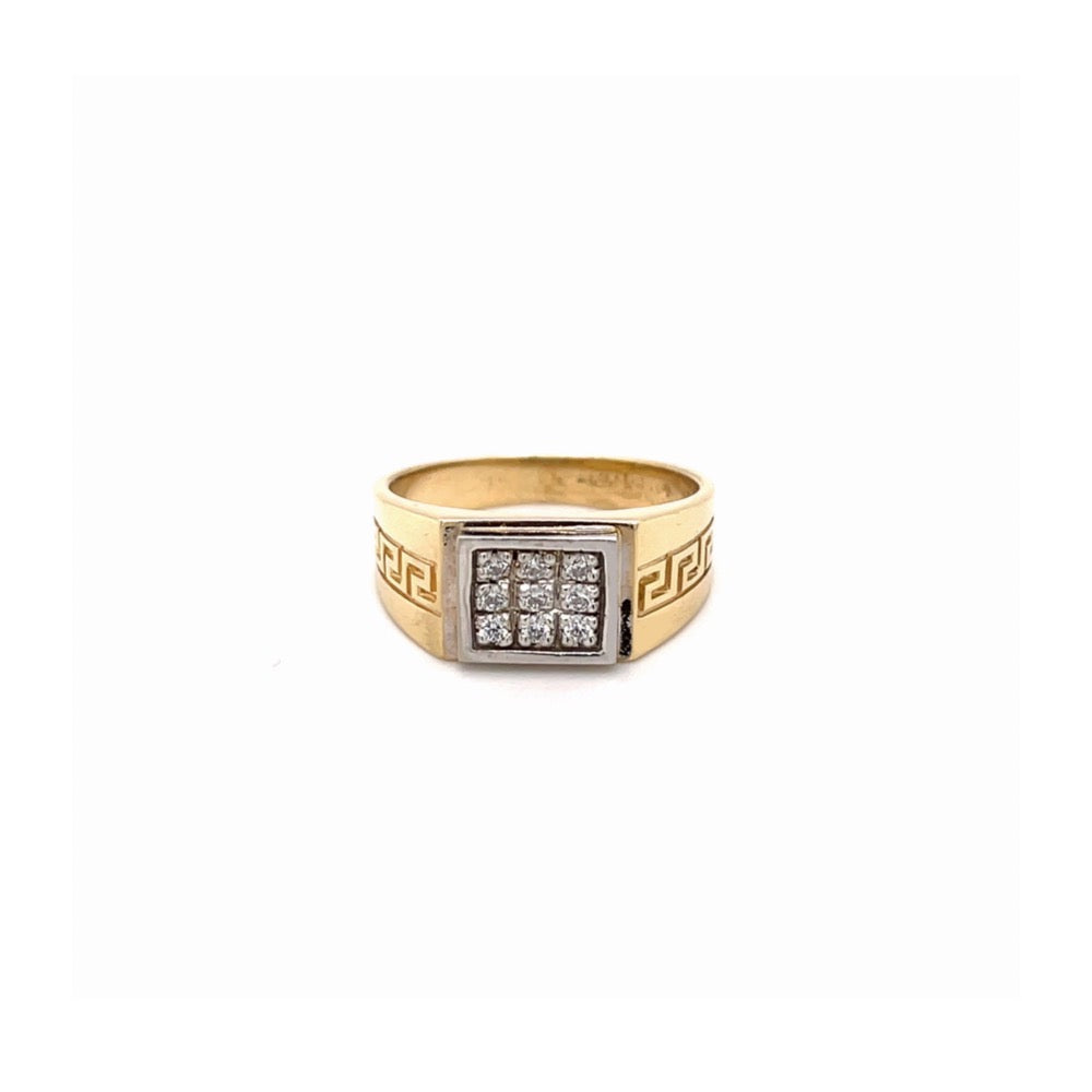 Men’s Square Greek Ring