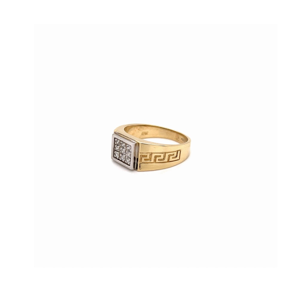 Men’s Square Greek Ring