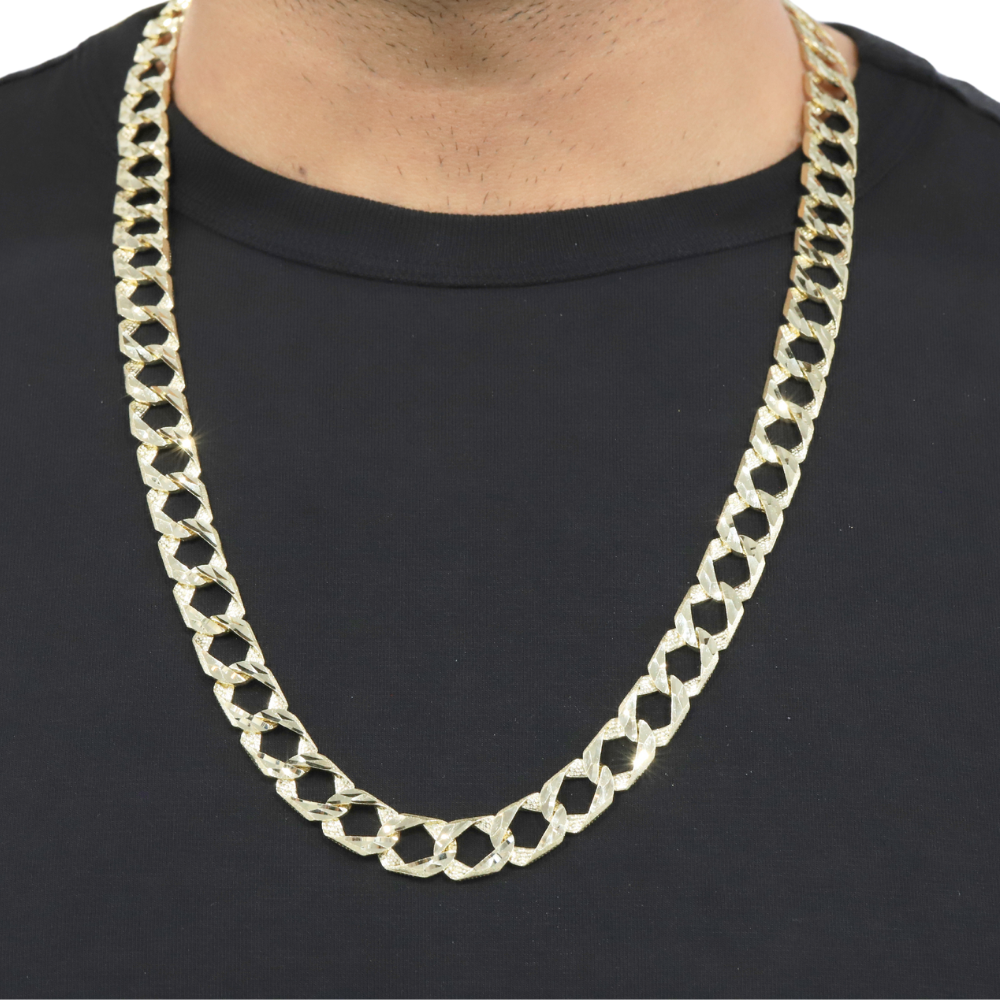 10KT Phantom Diamond Cut Men's Chain