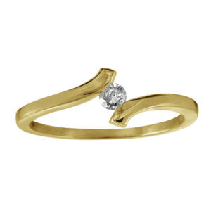 14KT 0.10 CTW Women’s Diamond Ring