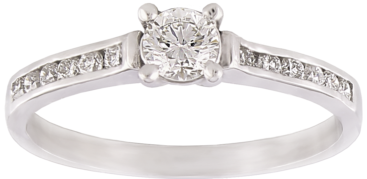 14KT 0.43 CTW Women’s Belle Engagement Ring