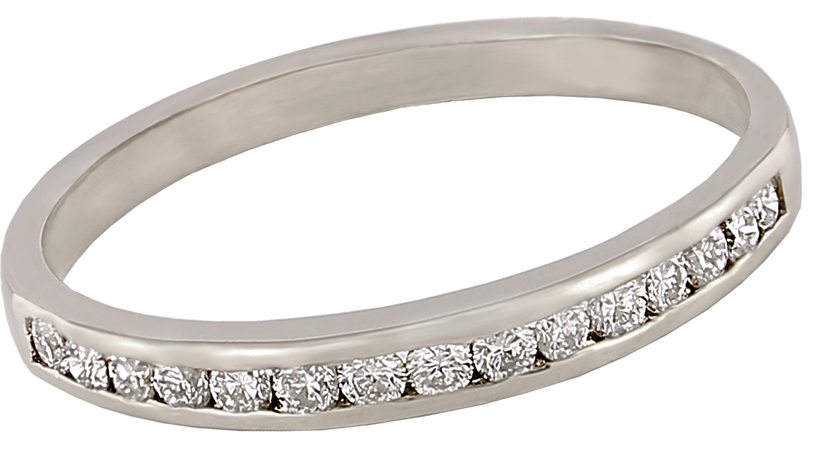 14KT 0.23 CTW Women’s Semi-eternity Diamond Ring