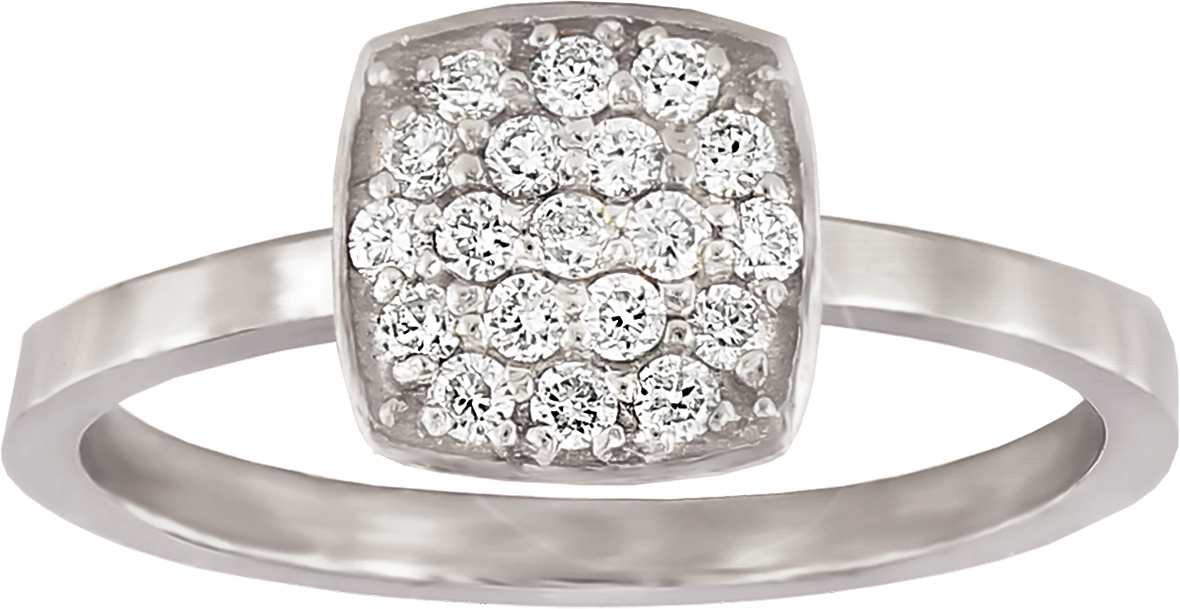 14KT 0.20 CTW Women’s Cluster Diamond Ring