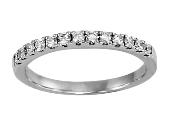 14KT 0.30 CTW Women’s Diamond Semi-eternity Band