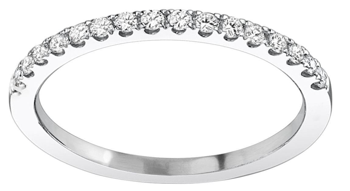 14KT 0.15 CTW Women’s Diamond Anniversary Band