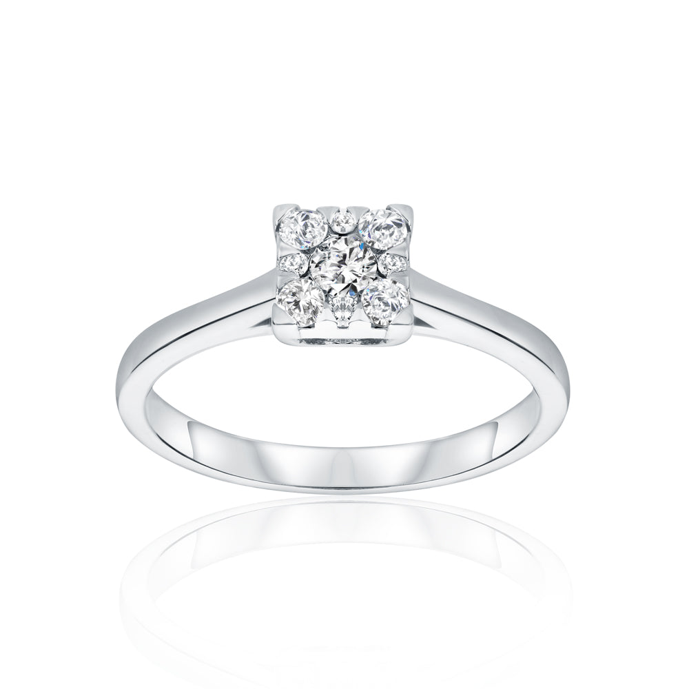 14KT 0.30 CTW Women’s Galaxy Engagement Ring