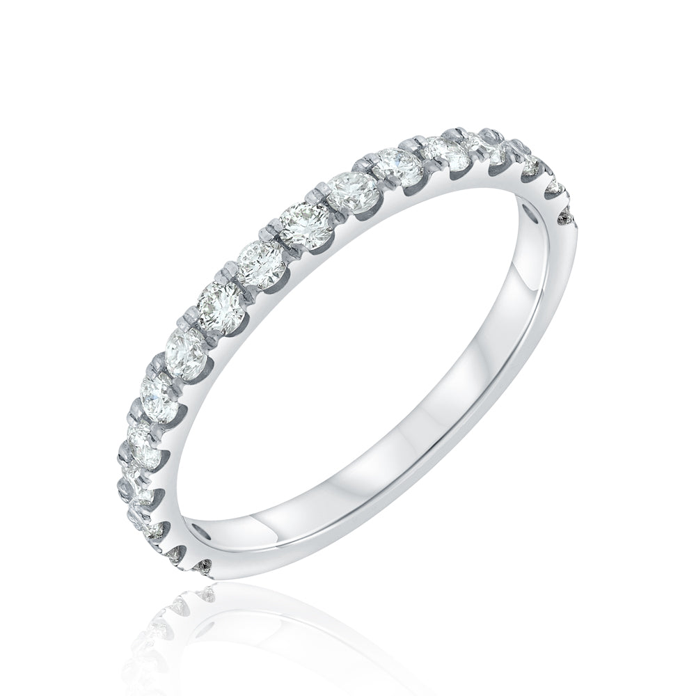 18KT 0.50 CTW Women’s Semi-eternity Anniversary Ring