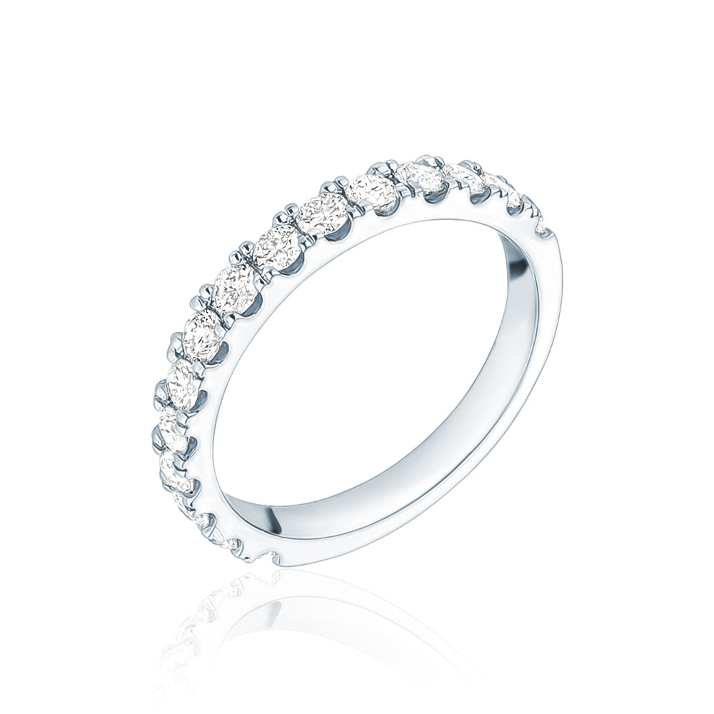 14KT .75CTW Women’s Forever Diamond Semi-eternity Band
