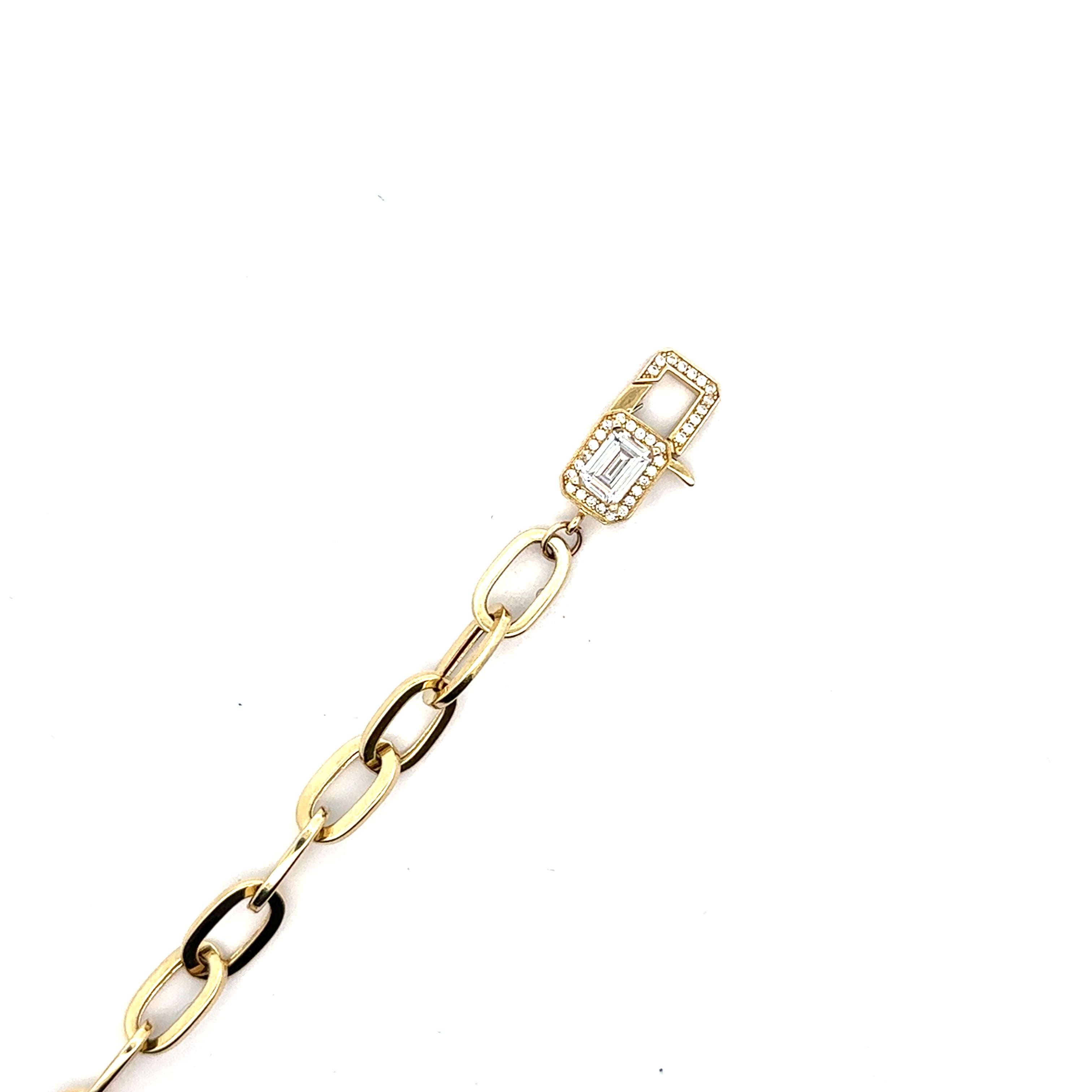 10KT Yellow Gold Women's Chain Link Bracelet