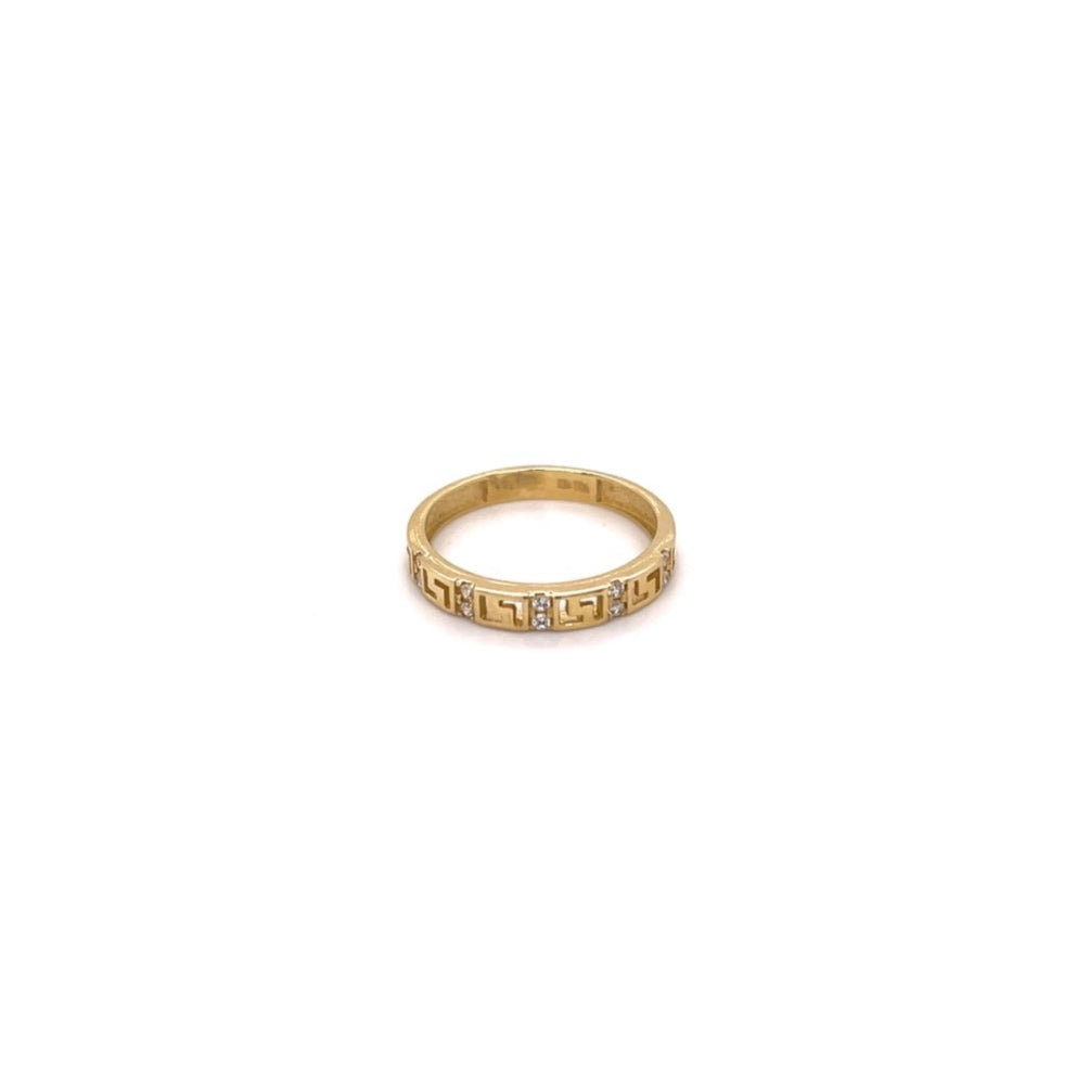 Women’s Greek Lace Gold Ring