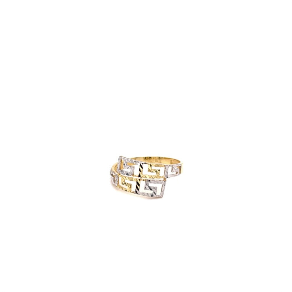 Women’s Two-tone Greek Lace Ring